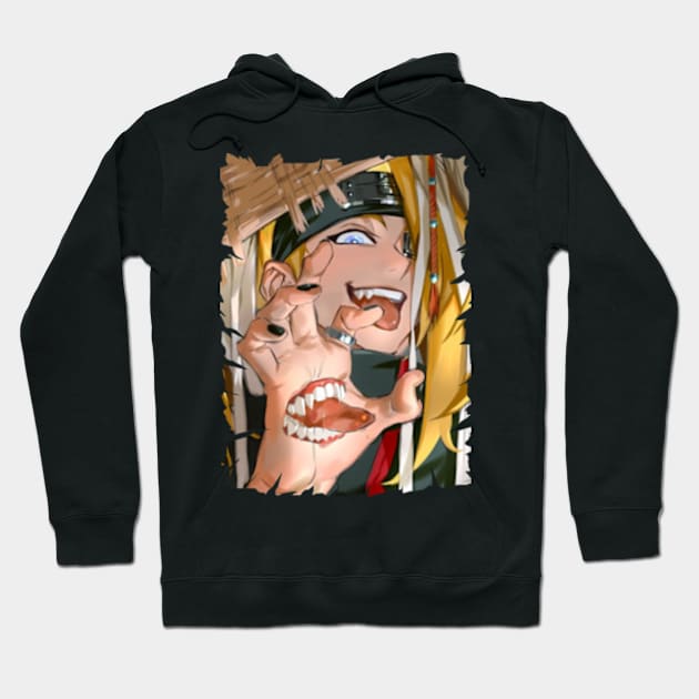 DEIDARA MERCH VTG Hoodie by Melesz.Ink Tattoo